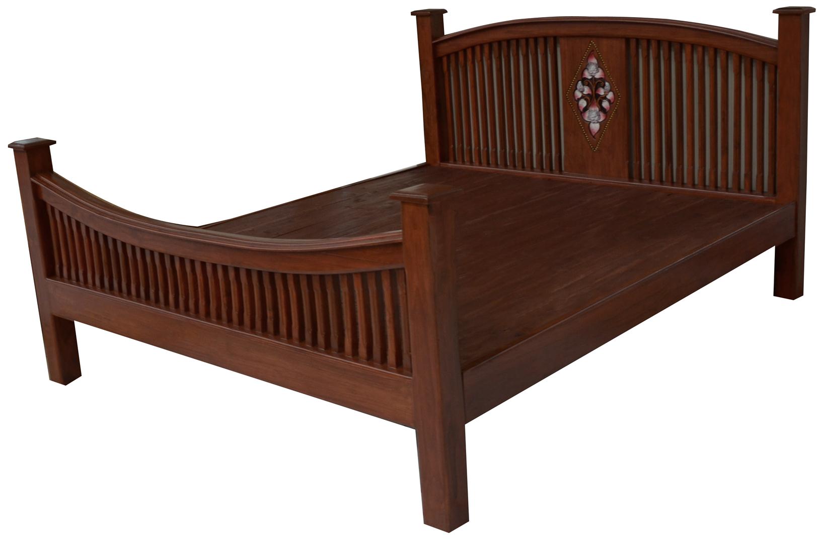 Teak bed